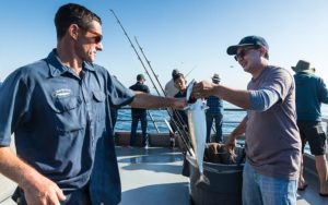 Daily sportfishing trips depart from Marina del Rey