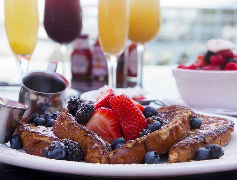 Waterfront brunch at Killer Cafe Marina del Rey