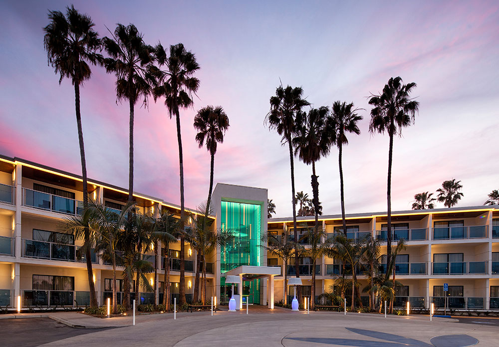 Marina Del Rey hotel entrance