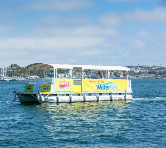 WaterBus in the Marina del Rey channel