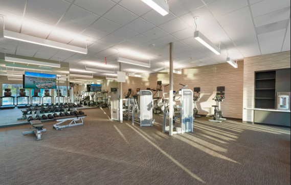 courtyard marina del rey and residence inn marina del rey fitness room